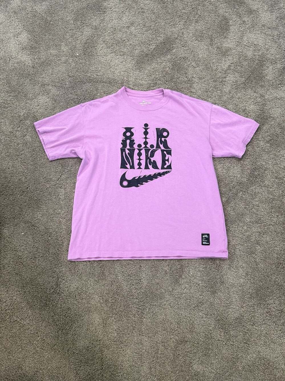 Nike Max 90 A.I.R. Artist in Residence Graphic T-Shirt  Purple Large